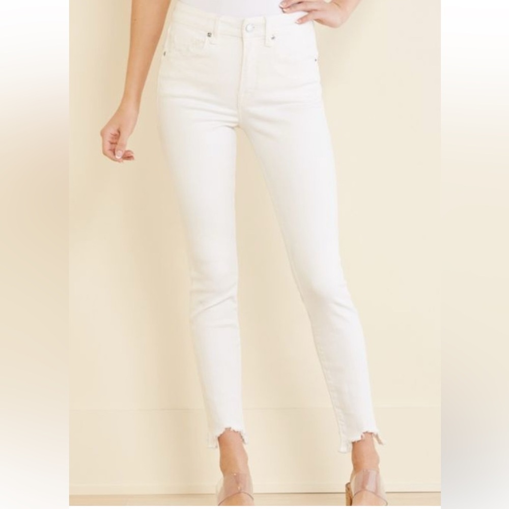 Good American White Skinny Jeans